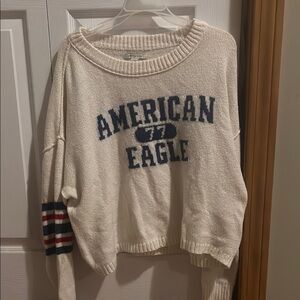 American Eagle Outfitters Women's Cream Sweater